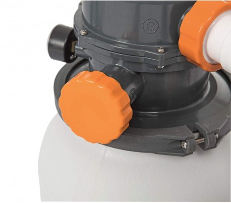 58495 Bomba de filtración BESTWAY de arena para la piscina flowclear 3.785 l/h
