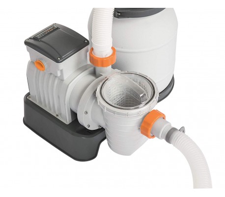 58495 Bomba de filtración BESTWAY de arena para la piscina flowclear 3.785 l/h
