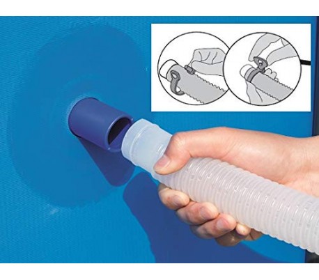 58495 Bomba de filtración BESTWAY de arena para la piscina flowclear 3.785 l/h