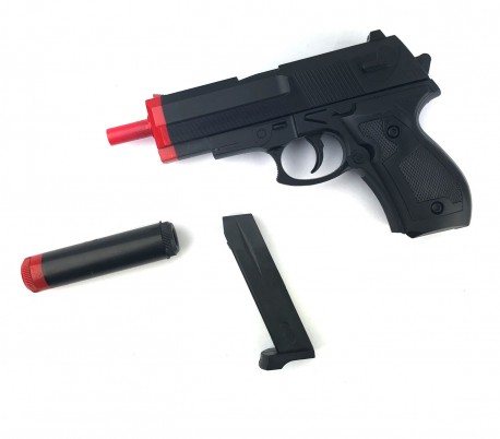 029432 Pistola de juguete VINPORTEX para niños con balínes y cargador