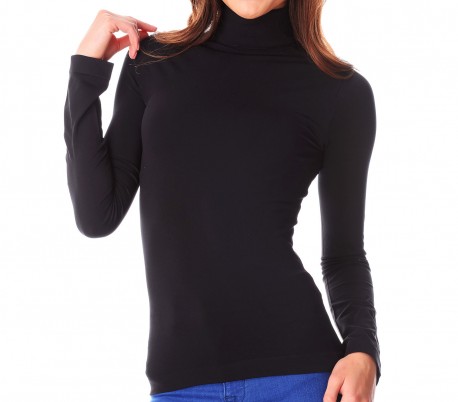 VKA25 Pack 5 camisetas térmicas con interior de felpa mod. ANAIS cuello de pico