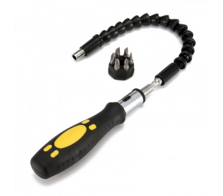 173724 Kit Snaker Extension para taladros y destornilladores 30cm con accesorios