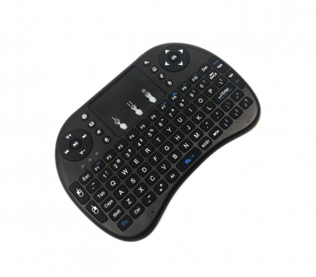  Mini teclado inalámbrico Qwerty con panel táctil para Smart TV, Android IOS 2.4