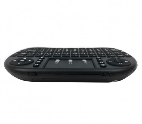  Mini teclado inalámbrico Qwerty con panel táctil para Smart TV, Android IOS 2.4