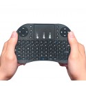  Mini teclado inalámbrico Qwerty con panel táctil para Smart TV, Android IOS 2.4