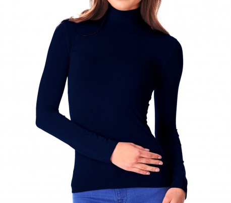 VKA22 Pack 5 camisetas térmicas con interior de felpa ass. UMA cuello alto