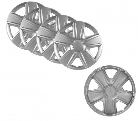 Juego de 4 tapacubos 14 " plástico XONE ABS CC574 modelo ESPIRIT universal