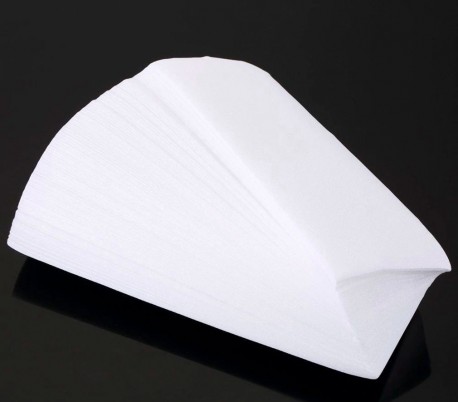 100 piezas de papel depilatorio 7x20 cm tiras para la eliminación de cera TNT