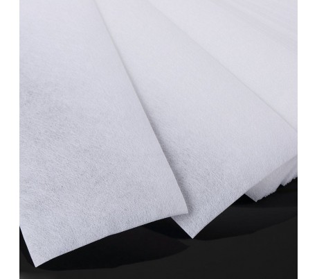 100 piezas de papel depilatorio 7x20 cm tiras para la eliminación de cera TNT