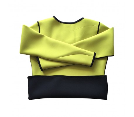 Camiseta de neopreno efecto sauna de manga larga para adelgazar tallas S a XXL