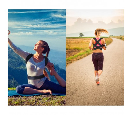 180524 Banda postural para espalda Posturx unisex ajustable por hombros y velcro