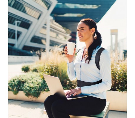 180524 Banda postural para espalda Posturx unisex ajustable por hombros y velcro