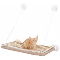 Cama asiento sunny con ventosas en la ventana para gato