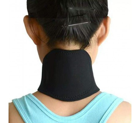 511876 Banda de alivio para el dolor cervical con imanes termo contracturantes