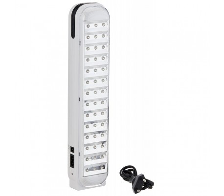714  Lámpara gancho de emergencia LED recargable de 3.4W y 2 modos de luz