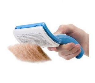 Pet zoom cepillo peine para mascotas perros y gatos quitapelos 2