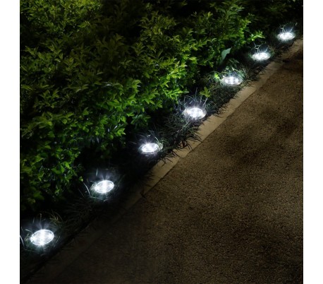 850895 Foco solar led recargable 6000k 0,4W DISK impermeable