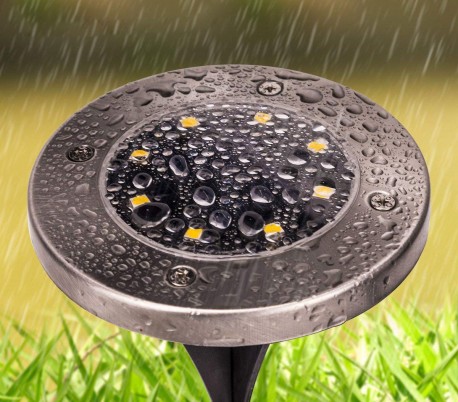 850895 Foco solar led recargable 6000k 0,4W DISK impermeable