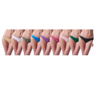 Pack de 12 braguitas brasileñas en varios divertidos... 2