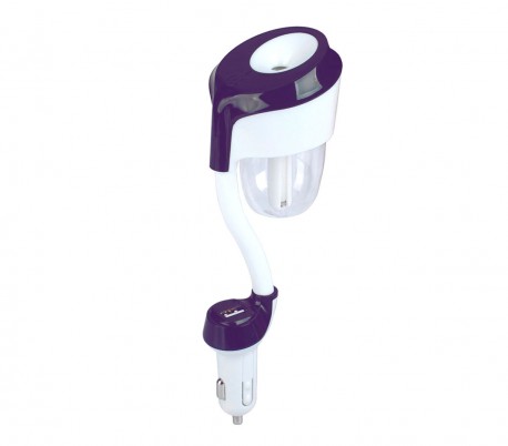 Humidificador CARII purificador de aromaterapia para coche con puerto de carga