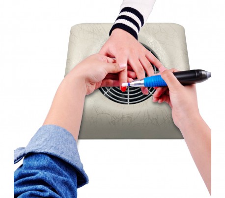 LIDAN Aspiradora para uñas acolchada y 3 bolsas de recogida en TNT