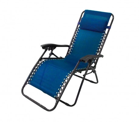 485347 Silla plegable BEIGE EVERTOP totalmente reclinable GRAVITà ZERO