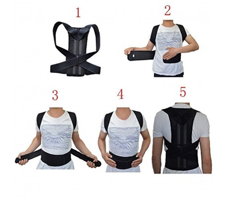 NY48 Soporte de banda postural para  hombros contra la ciática y el dolor