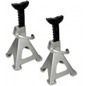 Pareja de 2 caballetes con altura regulable 3 toneladas para elevar automoviles