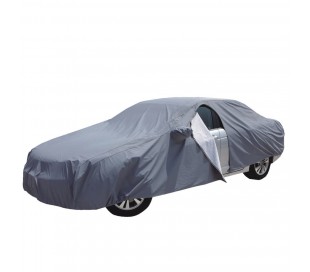 CA003 Funda para coche de felpa XONE con cremallera TG. L impermeable 482x196x12 2