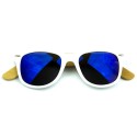 Kit 3x Gafas de sol MWS AHEAD Bamboo unisex Sunglasses lente de color oscuro
