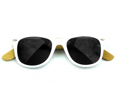 Kit 3x Gafas de sol MWS AHEAD Bamboo unisex Sunglasses lente de color oscuro