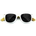 Kit 3x Gafas de sol MWS AHEAD Bamboo unisex Sunglasses lente de color oscuro