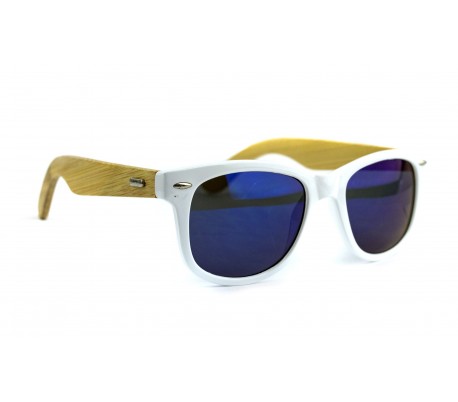Kit 3x Gafas de sol MWS AHEAD Bamboo unisex Sunglasses lente de color oscuro