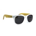 Kit 3x Gafas de sol MWS AHEAD Bamboo unisex Sunglasses lente de color oscuro