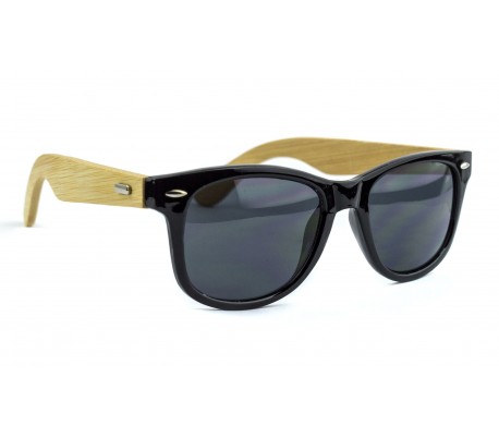 Kit 3x Gafas de sol MWS AHEAD Bamboo unisex Sunglasses lente de color oscuro
