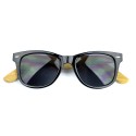 Kit 3x Gafas de sol MWS AHEAD Bamboo unisex Sunglasses lente de color oscuro