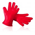 117480 Guante de silicona flexible para horno Hot Hands con antideslizantes