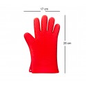 117480 Guante de silicona flexible para horno Hot Hands con antideslizantes