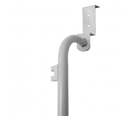 863849 Estante colgante de puerta para zapatos 12 pares blanco 17x60x145 cm meta