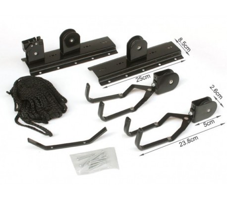 095639 Soporte para portabicicletas Dunlop Universal montado en cable 20 kg máx.