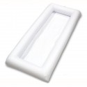 Cojín inflable 134x64cm en PVC para bebidas o bocadillos en la piscina o picnic Cojín inflable 134x64cm en PVC para bebidas o bocadillos en la piscina o picnic