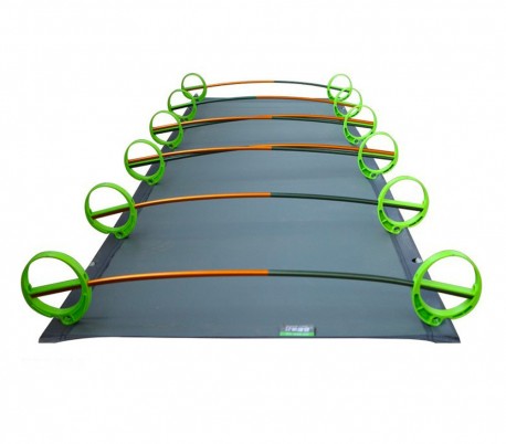 Cama de acampada FUBUCA con sistema de suspensión extraíble 180x58x10 cm