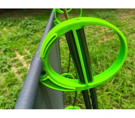 Cama de acampada FUBUCA con sistema de suspensión extraíble 180x58x10 cm