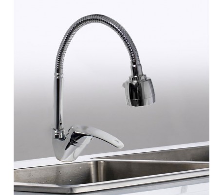 870037 Grifo MEDUSA con chorro de 2 modos FUYILIN brazo flexible