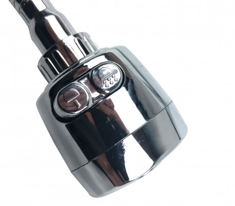 870068 Grifo MARTE con brazo flexible bidireccional FUIYLIN 2 vías CROMADO