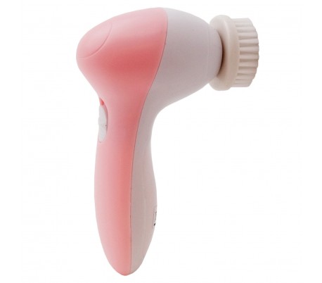 075433 Cepillo masajeador GRUNDIG 13x7x4.6cm Limpieza facial y corporal 5 acces.