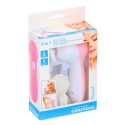 075433 Cepillo masajeador GRUNDIG 13x7x4.6cm Limpieza facial y corporal 5 acces.