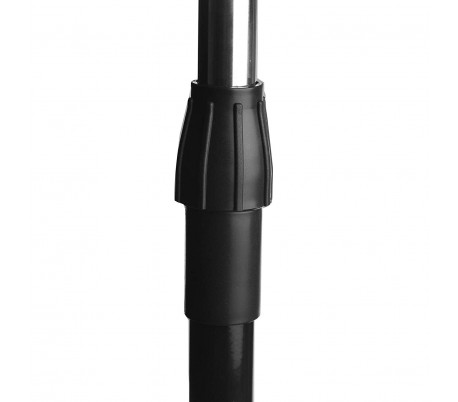 021027 Colgador de ropa extensible de metal con ruedas 83x41x87 max h162 cm