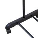 021027 Colgador de ropa extensible de metal con ruedas 83x41x87 max h162 cm