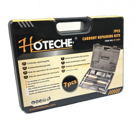703688 Kit 7 Pz para reparación HOETECHE carrocerías de automóviles con estuche